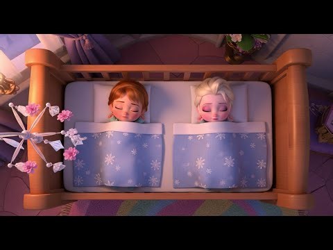 Frozen Anna and Elsa 🌙 Lullaby for Babies & Newborns | Calm Music for Better Sleep