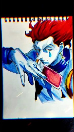 HISOKA drawing🤯 hunter x hunter#drawing#anime#animedrawing#hxh#hunterxhunter#hisoka