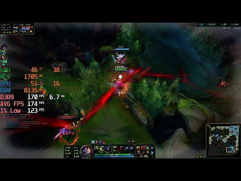 League of Legends - RTX 2060 + i5 10400F - LoL - 1080p Max Settings - FPS Benchmark Test