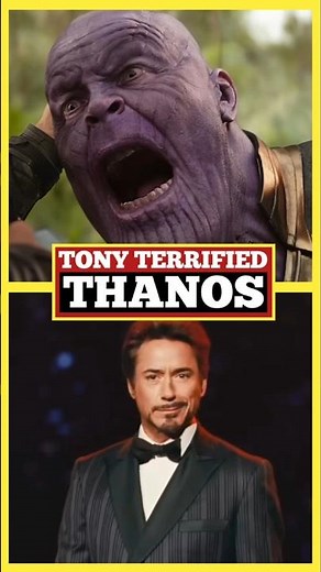 ​The REAL Reason Thanos Respected Tony 😱 #marvel #ironman #avengers