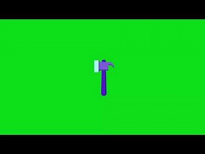 Green screen Hammer video Footage || Non-Copyrighted animation effect ||