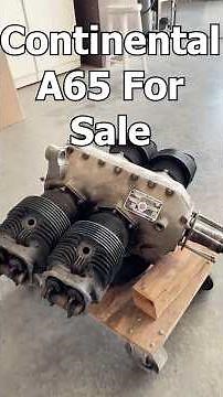 Continental A65 Engine For Sale – Pulled from a Flying J3 Cub