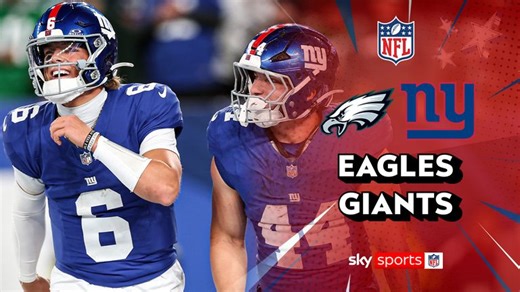 NFL: New York Giants beat Philadelphia Eagles as Cam Skattebo scores three touchdowns