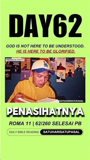 God isn’t just the beginning—He’s the reason it’s still standing. - ROMA 11 #bacaalkitabsetiaphari