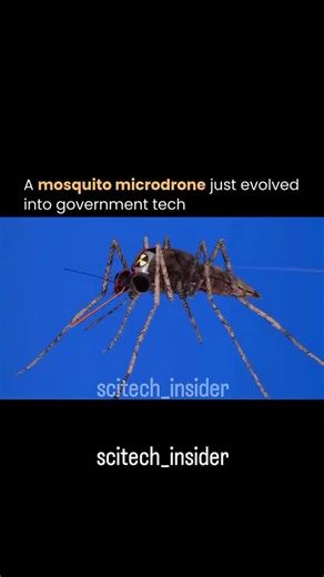 SciTech-insider | Tiny enough to land on your hand — powerful enough to change surveillance forever. Engineers are now building mosquito-sized microdrones... | Instagram