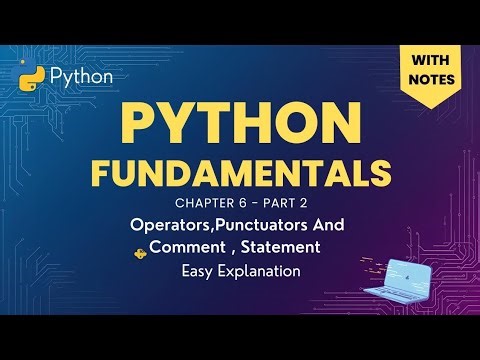 Python Fundamentals Part 2 | Operators, Comments, Functions & Indentation Explained in Hindi