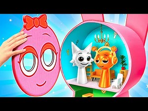 Magic Cardboard Sprunki House 🪄*Parenting Hacks With Sprunki*