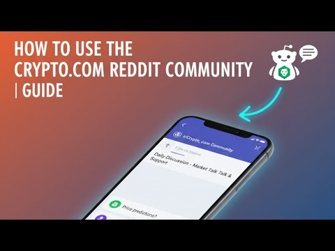 How To Use the Crypto com Reddit Community | Guide