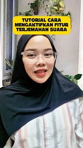 Tutorial cara mengaktifkan terjemahan suara agar konten kamu mendunia #education #kontenedukasi #tutotial | Al Badriyah Oom M