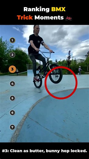 Ranking BMX Trick Moments #shorts