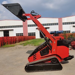 [Hot Item] 25HP Walk Behind Mini Skid Steer Loader with Tracks and Kubota Diesel Engine