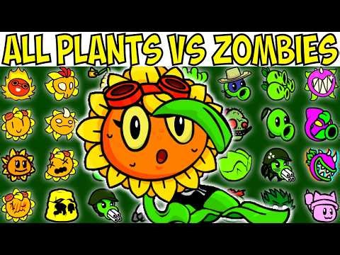 ALL PLANTS VS ZOMBIES CHARACTERS | FNF Character Test | Gameplay VS Playground