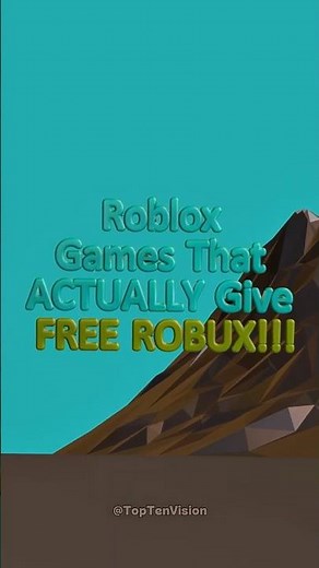 Roblox Games That ACTUALLY Give FREE ROBUX!!💲 #robux #roblox #freerobux #viralshorts #brilliant3D