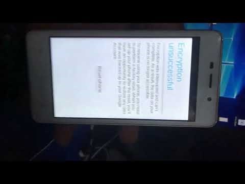 Encryption Unsuccessful..Reset Phone [SOLVED]