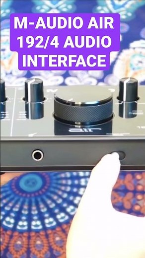 M-AUDIO AIR 192/4 AUDIO INTERFACE #studio #headphone #shorts #akg #studioheadphones #interface