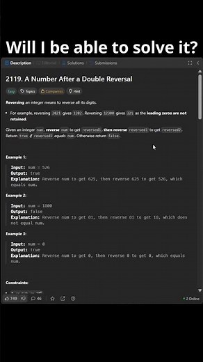Day 143 of trying to solve LeetCode problems #coding