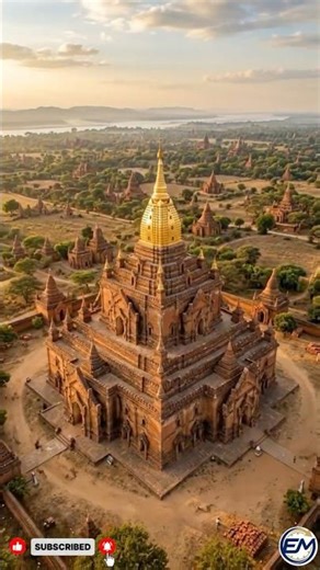 Myanmar (Bagan)-30s Magic: Building Myanmar from Zero! 🏯✨ #Shorts