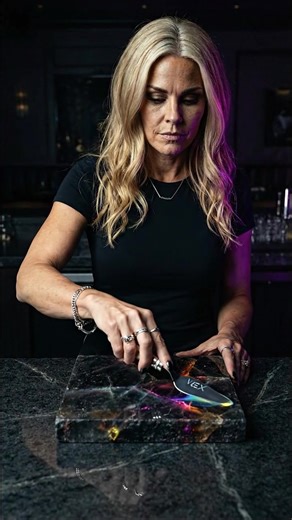 Obsidian slab - the noise and texture is amazing. #asmr #asmrart #sensoryvideo