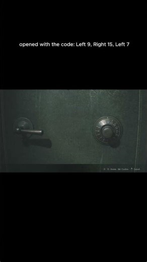 How To Open The Safe | Resident Evil 2 | West Office Safe Code #capcom #gaming #re2 #residentevil2