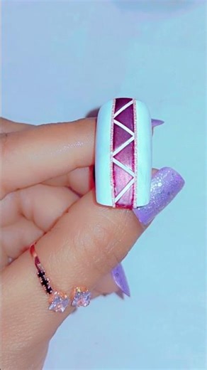 Stripping tape using nailart ideas💅❤️😍#youtubeshorts #easynailart #viralshorts#naildesign #nails