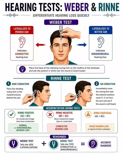 HEARING TESTS: WEBER & RINNE