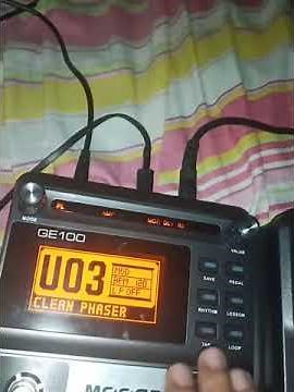 How to modify the Mooer Ge100's patch order