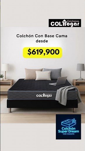💤 Colchones firmes y ortopédicos con base cama desde $619.900