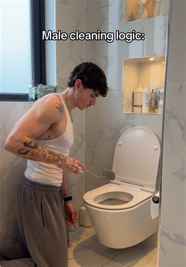 That toilet was spotless after I was done with it 🧼 | Toilet Cleaning