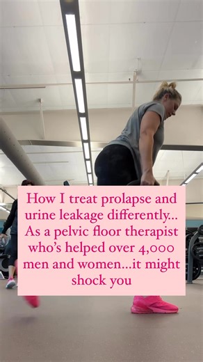 Most people think they need a workout routine to fix their prolapse or leakage. I could give you one. It would absolutely help with the symptoms. But it wouldn’t fix the complete issue. And it definitely wouldn’t give you long-term results. Because prolapse and leakage are red flags your pelvic floor is waving. Strengthen is definitely part of the problem. But strength is not the complete issue. This is why you can exercise to death and see very little improvement. I don’t throw Kegels at you. (