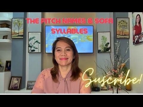 The Pitch Names and Sofa Syllables