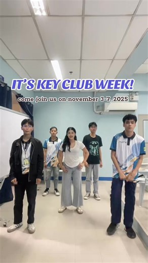 🌟 KEY Club Week 2025: A Celebration of Service, Leadership, and Community! It’s that time of the year again, Key Clubbers! 💙 KEY Club Week 2025 is right around the corner — happening this November 3–7, and we couldn’t be more excited! 🙌 This week is more than just a celebration — it’s a movement. A time where Key Clubbers from STI College Iligan and around the world come together to live out our core values: service, leadership, and community engagement. 💪✨ Each day of Key Club Week shines a