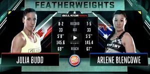 Watch Bellator Champ Julia Budd's Full First Fight with Arlene Blencowe
