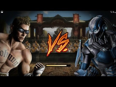 Johnny Cage Vs Cyber Sub-Zero Mortal kombat 9