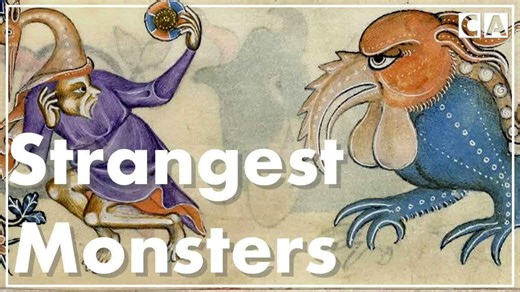 Monsters that appeared in medieval books and maps