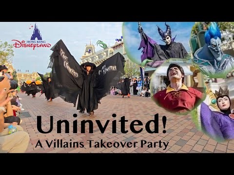 Uninvited! A Villains Takeover Party - Hong Kong Disneyland - Halloween 2025 - Daytime Multi-Camera