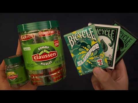 +1 HOUR ASMR Candy 'n' Solitaire ~ Extra Chewy Gummy Pickles