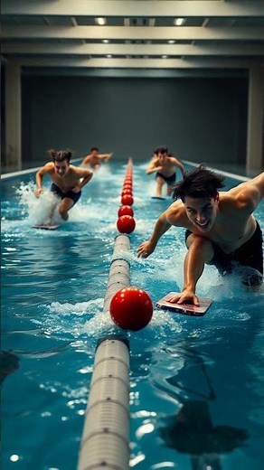 Hidden Noodle Relay at the Local Pool