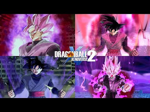 Goku Black Best Custom Transformations & Skills | Dragon Ball Xenoverse 2 Mods
