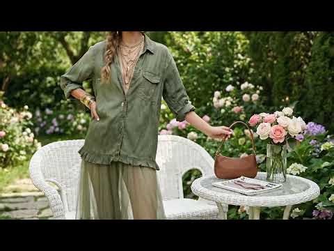 Vintage Denim Maxi Dress | Elegant & Timeless