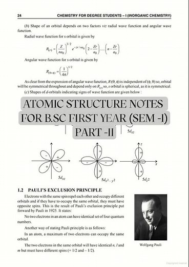 Atomic structure notes ll Bsc first year ( SEM 1) ll NEP 2020 Based ll All UNI. ll #chemistry #bsc