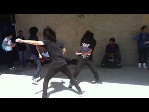 Emo kids dancing at school | Emo