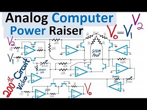 Analog Computer Power Raiser Design with OpAmp, Transistor & PTC temperature compensation