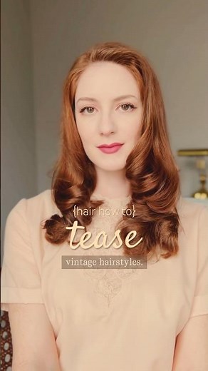Tips on how to tease your hair 🤎 #hairstyling #hairtutorial #vintagehair #hairtips