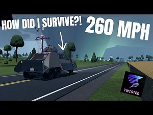I Survived An Insane 260 MPH Tornado Intercept With The 2009 TIV 2!! Roblox Twisted Part. 43
