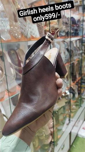 ₹599/- girls heels 👠 boots collection!!🤩#slippers✅#fashion#ytshorts😲#status#fyp#4k#📢#shortvideo#shoe