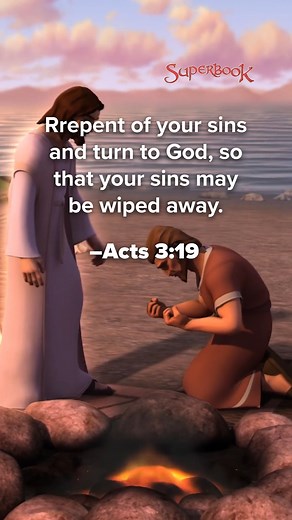 177K views · 10K reactions | What are you sorry to God for? He is not mad at you. Come back to Him and He will forgive you. ❤️ Do you want Jesus to be your Lord and Savior today? Tap here to watch a special presentation about Him: https://go.cbn.com/uHIo  . . . . . SUPERBOOK Bringing Bible Stories and Jesus' love to kids everywhere Series + App + Academy + Outreach | Superbook | Facebook
