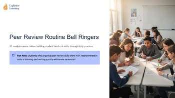 Classroom Routines Peer Review Career Exploration 101: Career Exploration