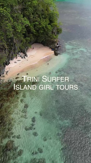 Exploring Tobago’s hidden gems with @islandgirltourstt and capturing stunning content for our followers. Today’s highlight: the beautiful Lovers Beach with its pink sand and breathtaking views. Only accessible via boat, this gorgeous, secluded beach is a must visit! #trini_surfer #tobago #loversbeach #pinksandbeach #contentcreator