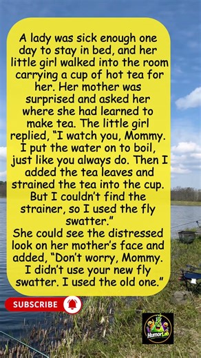“A Cup of Tea with a Surprise” #jokes #humor #comedyshorts