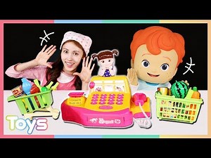 돈은 없지만 음식을 살 수 있는 방법은?! 캐리의 콩순이 계산대 마트놀이ㅣ캐리와장난감친구들